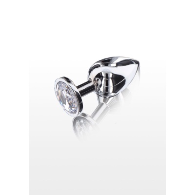Korek analny Starlight Booty Jewel Large z kryształkiem, 9,5 cm - 1