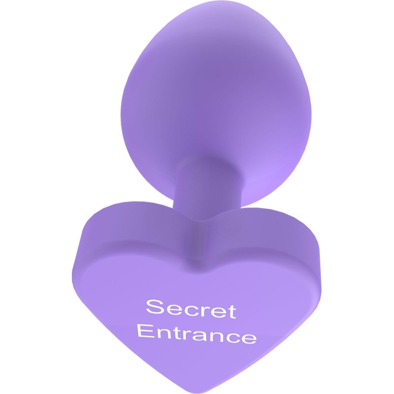 Korek analny Secret Entrance – stożkowy, z sercową podstawą, 10,5 cm - 16