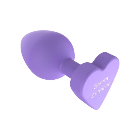 Korek analny Secret Entrance – stożkowy, z sercową podstawą, 10,5 cm - 17