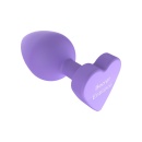 Korek analny Secret Entrance – stożkowy, z sercową podstawą, 10,5 cm - 17