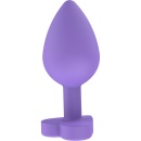 Korek analny Secret Entrance – stożkowy, z sercową podstawą, 10,5 cm - 18