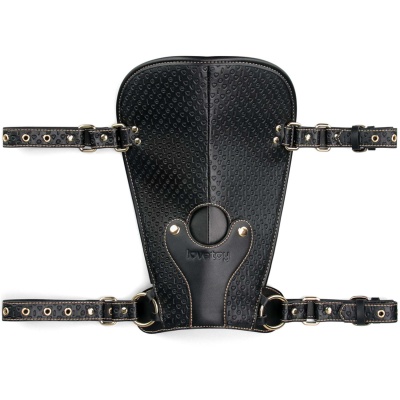 Siodło strap-on Reign z regulowanym pierścieniem O 30,5 cm - 1 2