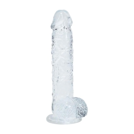 Realistic Dildo with Balls - 5" / 12,7 cm - Transparent - 1