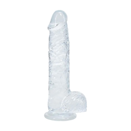 Realistic Dildo with Balls - 5" / 12,7 cm - Transparent - 5