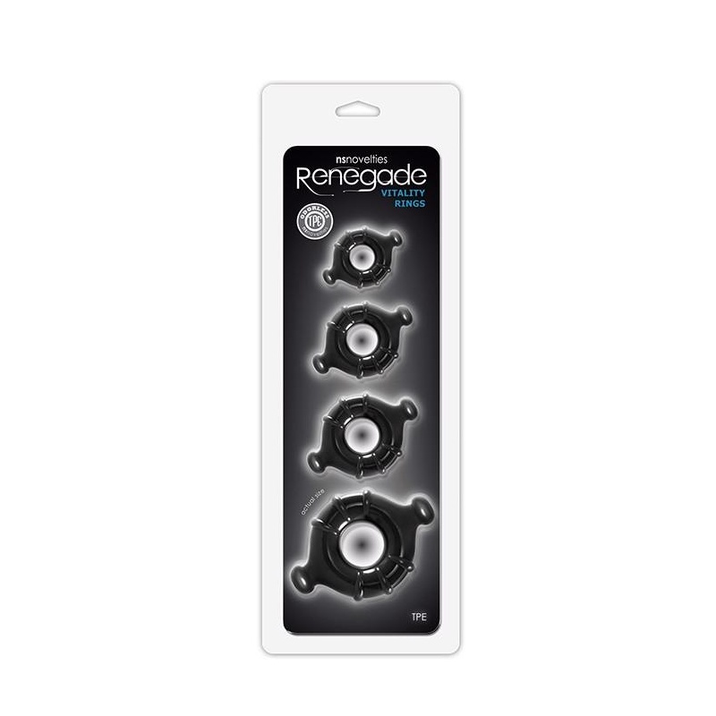 RENEGADE VITALITY RINGS BLACK - 1