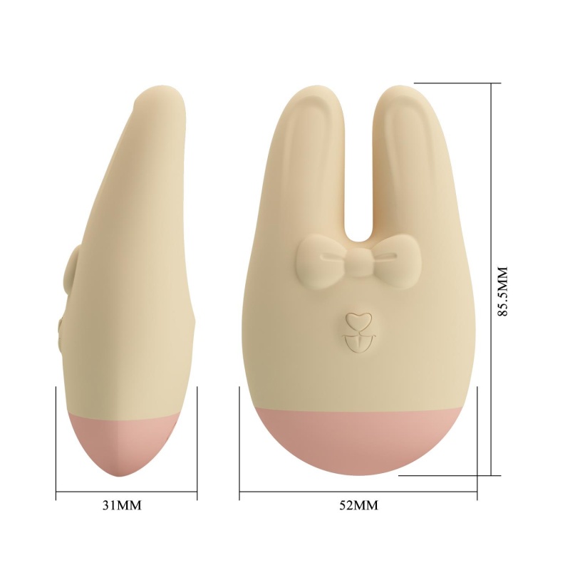 Romance Love Bunny - Kompaktowy Wibrator Króliczek z 7 Trybami Wibracji - 7