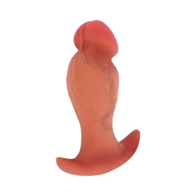Korek analny Realistic Buttplug 10 cm – płynny silikon medyczny - 1