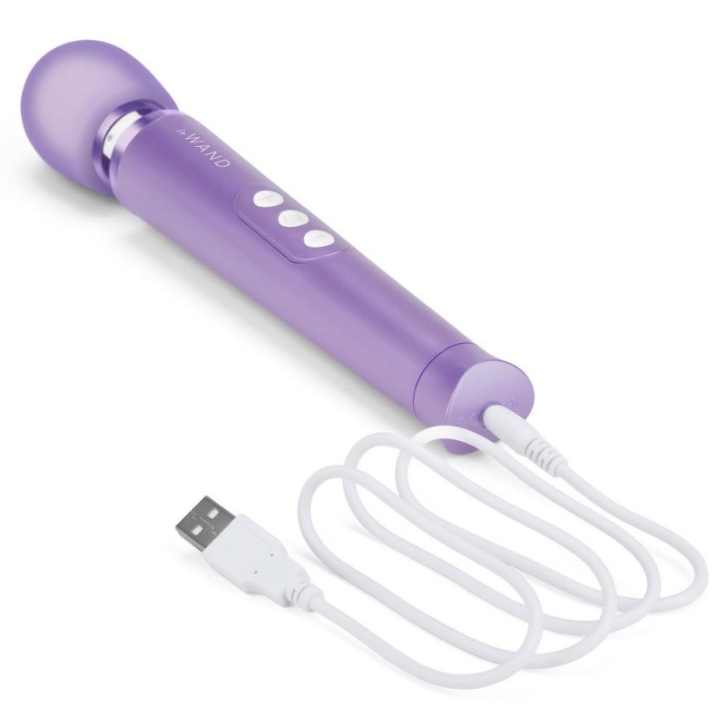 Masażer Le Wand Petite Violet – elastyczna szyjka, 10 prędkości, 6 wzorców wibracji, długość 25,4 cm - 6