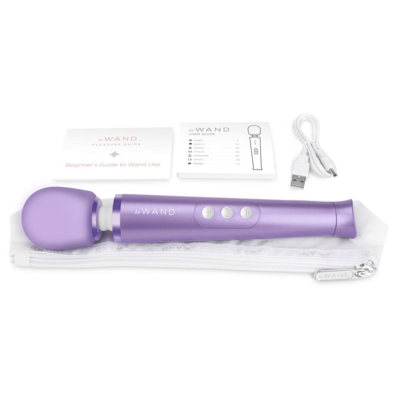 Masażer Le Wand Petite Violet – elastyczna szyjka, 10 prędkości, 6 wzorców wibracji, długość 25,4 cm - 8
