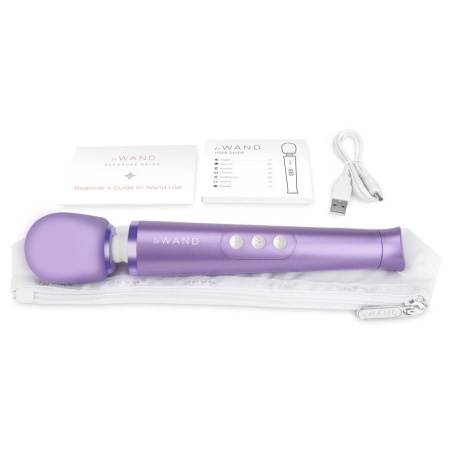 Masażer Le Wand Petite Violet – elastyczna szyjka, 10 prędkości, 6 wzorców wibracji, długość 25,4 cm - 8