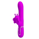 Wibrator Butterfly Clit Vibrator Pink - 7 trybów wibracji, 7 trybów stukania, 4 tryby kiwania, opakowanie 290×105×65 mm - 3