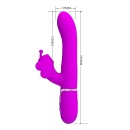 Wibrator Butterfly Clit Vibrator Pink - 7 trybów wibracji, 7 trybów stukania, 4 tryby kiwania, opakowanie 290×105×65 mm - 5
