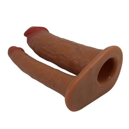 Nakładka na penisa Yairon z podwójnym trzonem 22,5 cm - 5