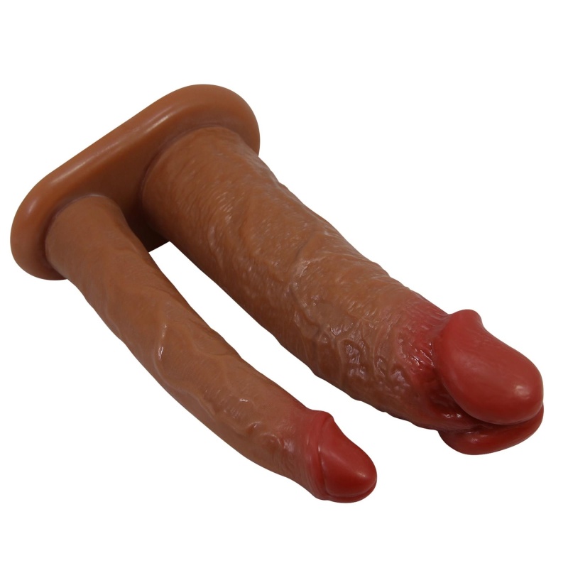 Nakładka na penisa Yairon z podwójnym trzonem 22,5 cm - 6