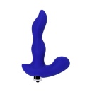 Masażer prostaty Stroman Blue - elastyczny silikon, anatomiczny kształt, wibracje, kompaktowe wymiary - 3