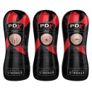 Masturbator wibracyjny Vibrating Stroker Display – wymienny rękaw TPR i wyjmowany vibrobullet, 17,5 cm - 3