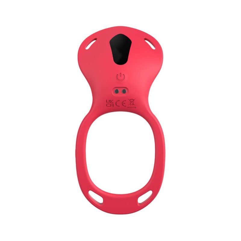 Teazers - Wearable Clitoral Stimulator Harness - Red - 5