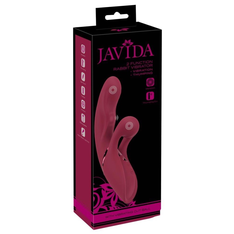 Wibrator króliczek 2 Function Rabbit Vibe Thumpin - podwójna stymulacja (thumping i wibracja), 22,3 cm - 1