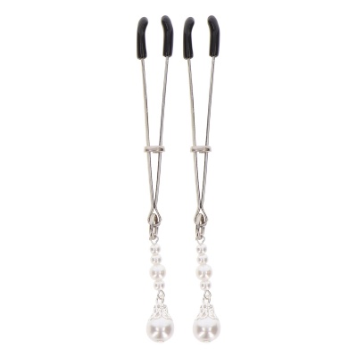 Tweezers With Pearls Silver - 1