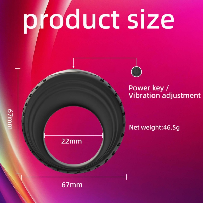 App-Controlled Vibrating Cock Ring - 13
