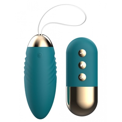 Remote Vibrating Egg Green Burst - 1