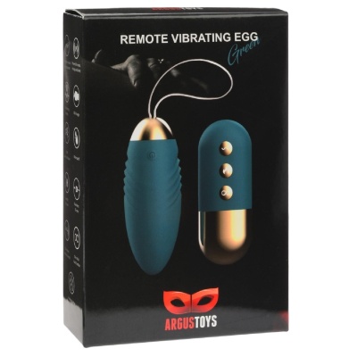Remote Vibrating Egg Green Burst - 1 2