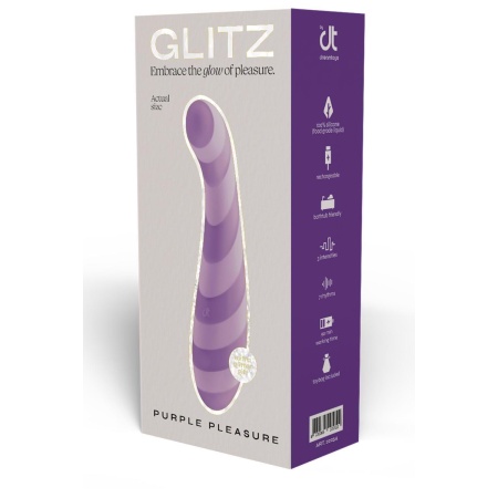 GLITZ PURPLE PLEASURE G-SPOT VIBRATOR - 1