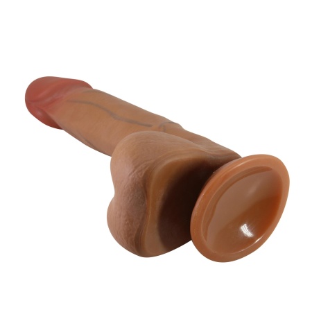 Realistyczne dildo RealDeal z zakrzywionym trzonem, 21,6 cm - 6