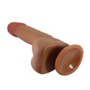 Realistyczne dildo RealDeal z zakrzywionym trzonem, 21,6 cm - 6