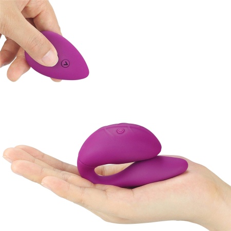 Wibrator Double Rush – 9 cm, silikon, wodoodporny, podwójna stymulacja - 7