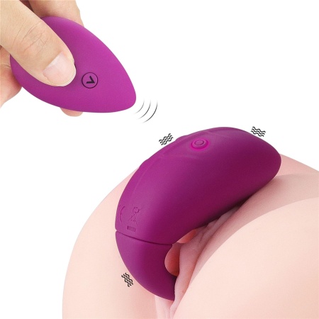 Wibrator Double Rush – 9 cm, silikon, wodoodporny, podwójna stymulacja - 10