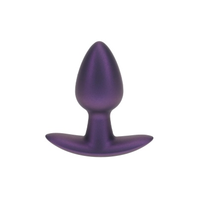 Smooth Silicone Anal Plug - Small - 2.6 / 6,5 cm - Metallic Purple - 1