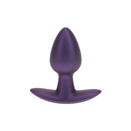Smooth Silicone Anal Plug - Small - 2.6 / 6,5 cm - Metallic Purple - 1