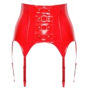 Vinyl Suspender Straps red M - 7