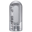 Masturbator Flip Zero Gravity White - rozkładana obudowa z zaworem podciśnieniowym, 18 cm - 1