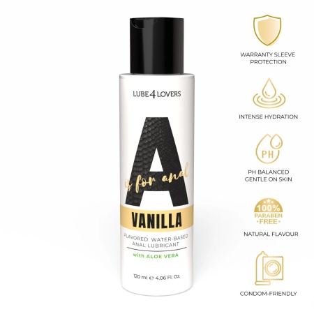 Lubrykant analny A Is for Vanilla 120 ml – nawilżający, waniliowy - 2