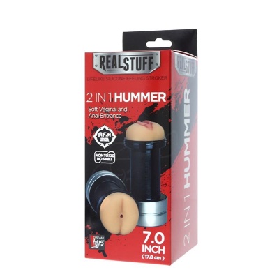 REALSTUFF 2 IN 1 HUMMER - ANUS & VAGINA - 1