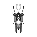 Dominna gorset i stringi otwarte   S/M - 6