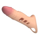 Nakładka na penisa 8.7" Vibrating Penis Sleeve z paskiem stabilizującym, 22 cm - 5
