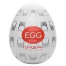 Masturbator Egg Boxy Single - elastyczny rękaw TPE ze stopniowaną stymulacją, długość 7 cm - 1