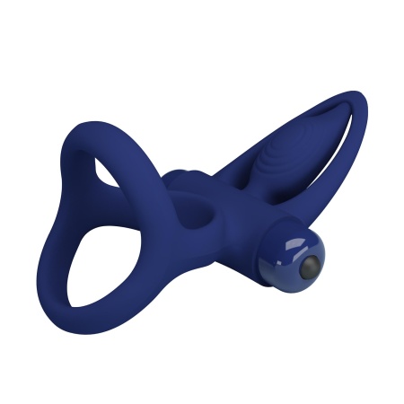 Wibrator pierścieniowy Powerful Ring, 10 trybów, silikon medyczny, 11 cm - 6