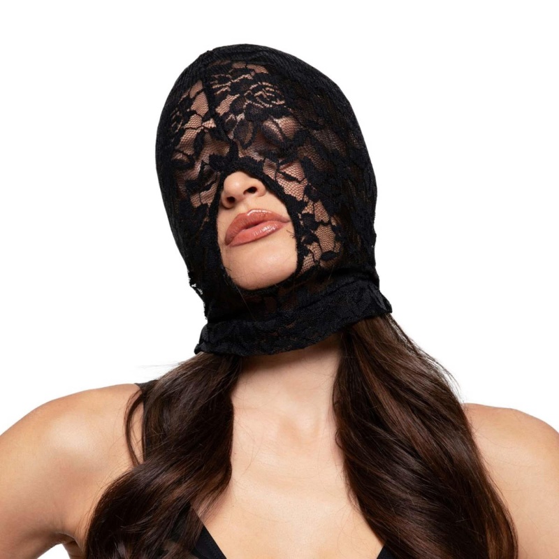 Bedroom Fantasies - Lace Mask Black - 1