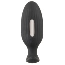 Korek analny E-Stim z elektrostymulacją i wibracją, długość 9,2 cm, średnica 3,5 cm - 4