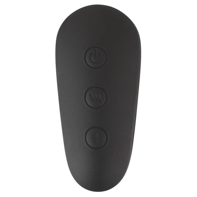 Korek analny E-Stim z elektrostymulacją i wibracją, długość 9,2 cm, średnica 3,5 cm - 6