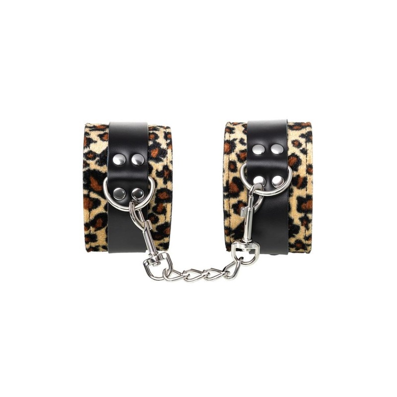 Anonymo handcuffs, PU leather, print, 27 cm - 4