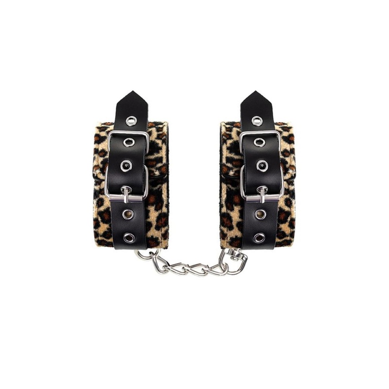 Anonymo handcuffs, PU leather, print, 27 cm - 5