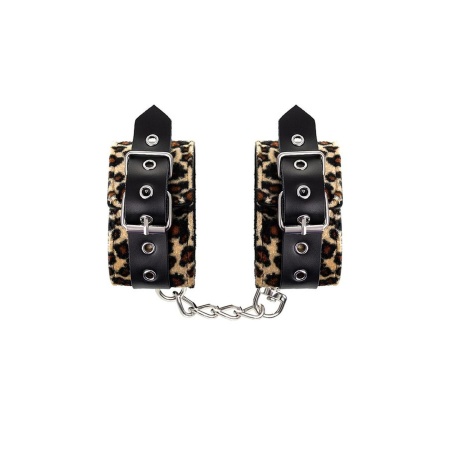Anonymo handcuffs, PU leather, print, 27 cm - 5