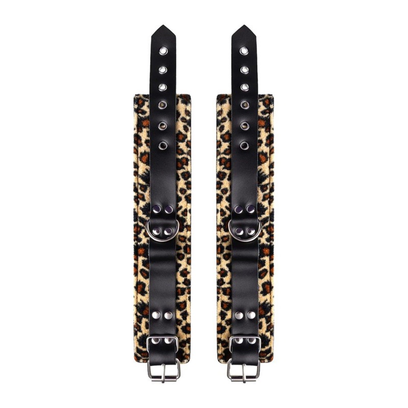 Anonymo handcuffs, PU leather, print, 27 cm - 6