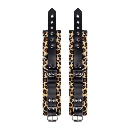 Anonymo handcuffs, PU leather, print, 27 cm - 6