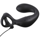 Stymulator prostaty z pierścieniem Ass-Gasm Taint-Alizer, wibracje i obrotowy masaż krocza, 14 cm - 4